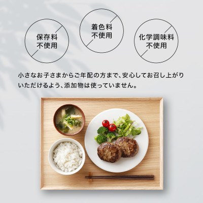 【レンジで簡単】国産牛100% 直火焼きハンバーグ 20個【個包装】