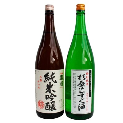 富久錦 純米「杉原のしずく酒」、鳳鳴 純米吟醸1.8L詰め合わせ549 