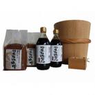 国産有機醤油(濃口500ml×2本)と国産有機味噌(900g×2個)詰合わせ[1010]