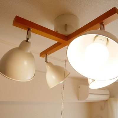 シーリングライトプルスイッチ 天井照明 LED電球色付属 北欧 照明器具 おしゃれ