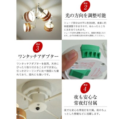シーリングスポットライト リモコン クロス LED昼白色付属 KMC-4923NA