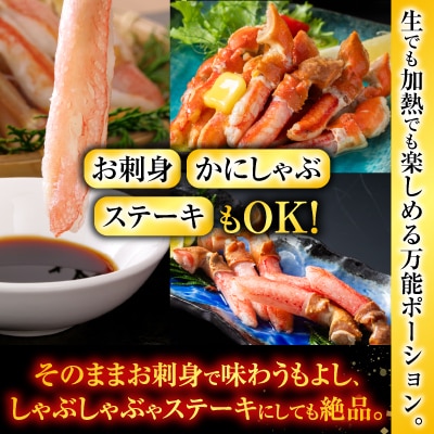 生食用本ズワイガニ爪下棒肉ポーション1.3kg B-11084