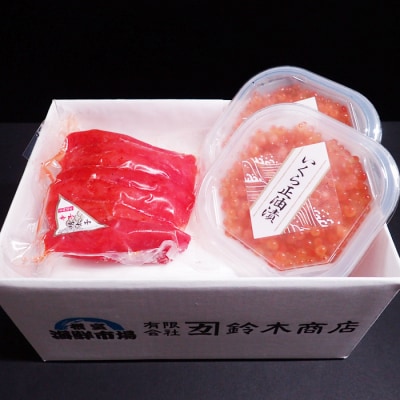 いくら醤油漬(鮭卵)70g×2P、辛子明太子500g A-14166