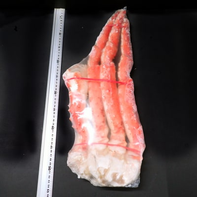  本タラバガニ1.8～2kg、生ずわいポーション500g D-14054