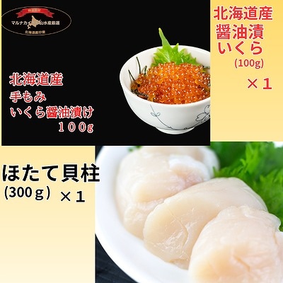 【北海道根室産】ほたて・いくらセット B-66008