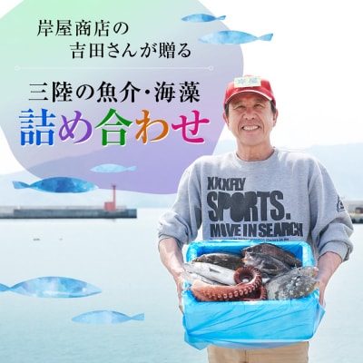 【特選】三陸海の恵み詰め合わせ【下処理済】(2～3人用) 魚 鮮魚 海鮮 貝 天然 刺身 旬 三陸産