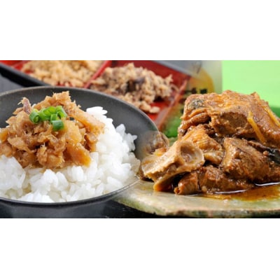 (改)レンジで簡単!閖上海鮮西京漬けと 焼きそぼろ&甘露煮セット