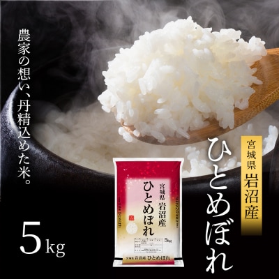 令和7年産 ひとめぼれ 5kg 米 コメ 精米 宮城県 岩沼市[No.5704-1207]