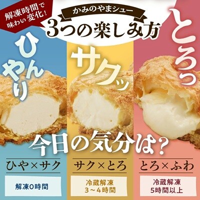 かみのやまシュー　12個　0048-2506
