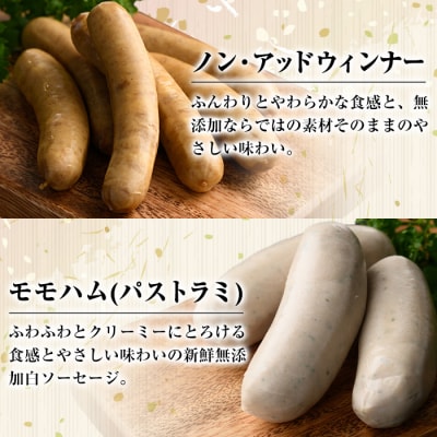 南州農場　黒豚ノン・アッドソーセージ詰合せA(2種)　A03007 