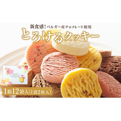 アルパジョン 新食感 ! とろける クッキー 12袋入 ベルギー産 チョコレート 使用