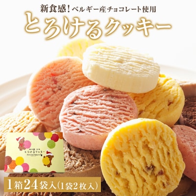 アルパジョン 新食感 ! とろけるクッキー 24袋入 ベルギー産 チョコレート 使用