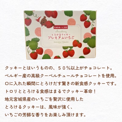 ムッシュ アルパジョン 新食感!とろけるクッキー  プレミアム いちご 2枚入り6袋入合計12枚