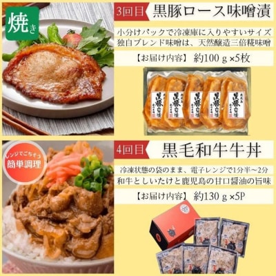 <定期便・全6回>肝付町セレクト定期便《簡単調理で肉を楽しむ定期便B》　F90005