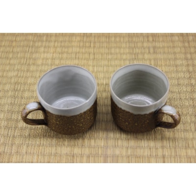 ペアマグカップ(道化釉)