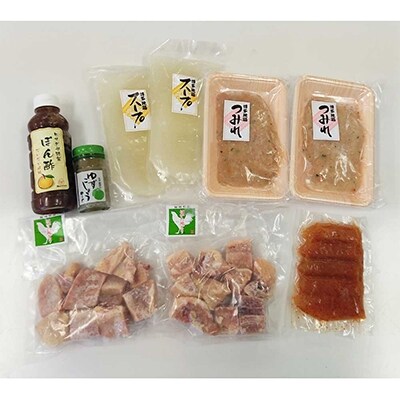 「はかた地どり」使用　博多水炊き・やまや明太子セット(2～3人前)(添田町)