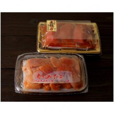 辛子明太子、味くらべセット380g(かねふく上切130g×1、まるきた水産250g並切×1) 添田町