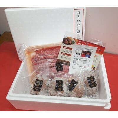 佐賀牛ももスライス250g 佐賀牛100 手作りハンバーグ130g 4個入りのセット Ss123 お礼品詳細 ふるさと納税なら さとふる