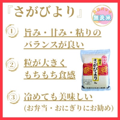 令和6年産《さがびより4kgコシヒカリ4kg》無洗米食べ比べ(真空パック)_SS009