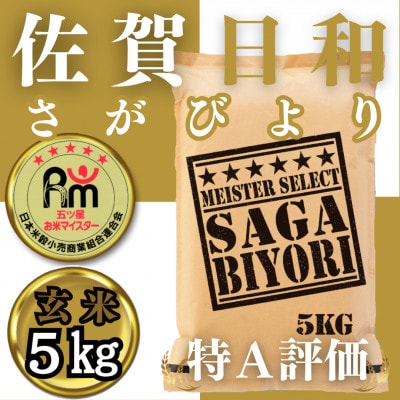 令和6年産【玄米】さがびより5kg【五つ星お米マイスター厳選!】_SS476