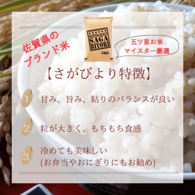令和6年産【玄米】さがびより5kg【五つ星お米マイスター厳選!】_SS476