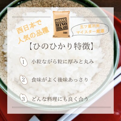 【毎月定期便】【無洗米】ひのひかり5kg(みやき町)_SS811全10回