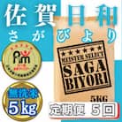 【毎月定期便】【無洗米】さがびより5kg(みやき町)_SS782全5回
