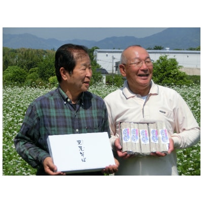 東尾そばセット　五割蕎麦16人前(つゆ付)　耕作放棄地を何とかしたい!おやじ達の挑戦!_SS195
