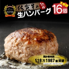 佐賀牛入り熟成ハンバーグ16個セット_SS420