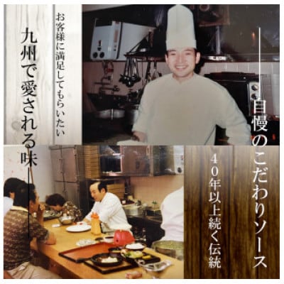 ジョージハンバーグ(5食セット) ソース3種類付(みやき町)_SS774
