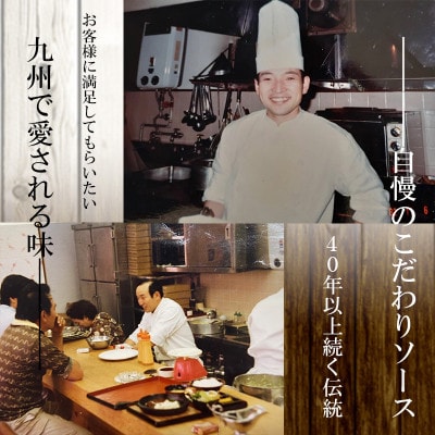 ジョージハンバーグ(5食セット) 人気のサワヤカソース付(みやき町)_SS773