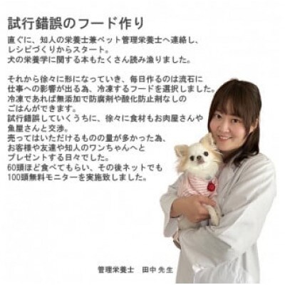 国産・保存料無添加のドッグフード・おダシ香る鶏ごはん【10個パック】(みやき町)_SS971
