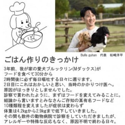 国産・保存料無添加のドッグフード・ボーンブロス入り鹿ごはん【お試しセット】(みやき町)_SS973