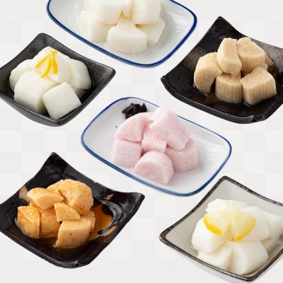 JAゆうき青森 謹製長いものお漬物 6種詰め合わせ(170g×各1袋)
