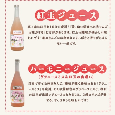 紅玉ジュース&ハーモニージュースセット 