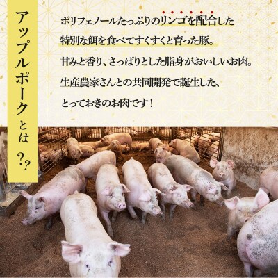 【金賞受賞チーズ入り】アップルポークのチーズしゃぶしゃぶセット(4人前・豚肉800g)