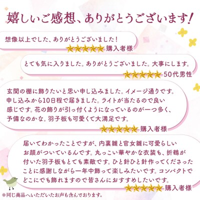 雛のつるし飾り(ミニ)　