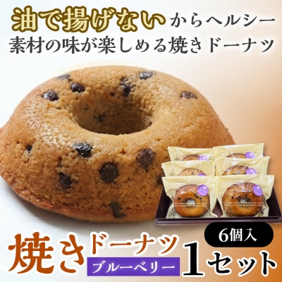 焼きドーナツ(ブルーベリー)6個入り