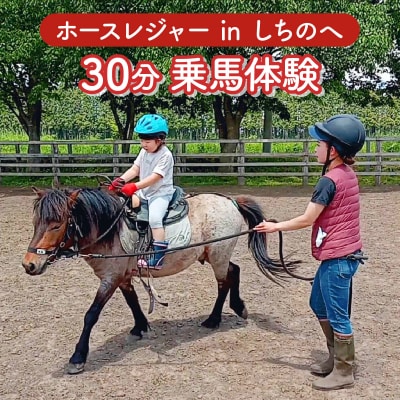 ホースレジャーinしちのへ 30分乗馬体験