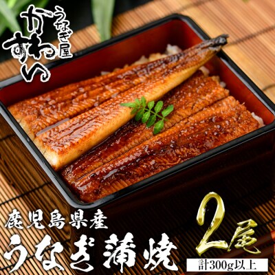 鹿児島県産うなぎ蒲焼(150g×2本)