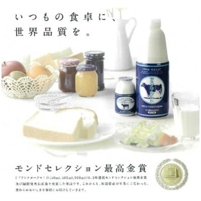 【3ヶ月定期便】ヤスダヨーグルト パウチタイプ プレーン 600g×4個 アレンジ名人セットA