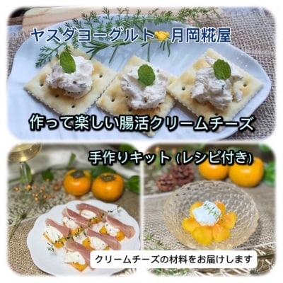 ＜冬春限定＞作って楽しい腸活クリームチーズ　手作りキット(レシピ付き) 手作り チーズ 腸活