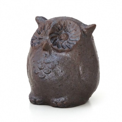 【安田瓦】ふくろう「福来朗」(中・耳あり)