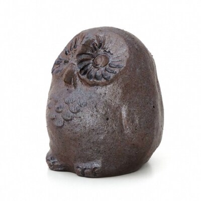 【安田瓦】ふくろう「福来朗」(中・耳なし)