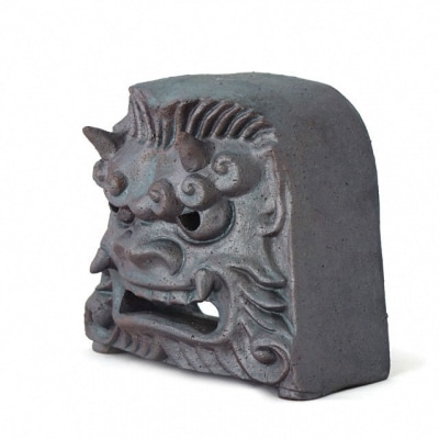 【安田瓦】厄除け鬼面(大)