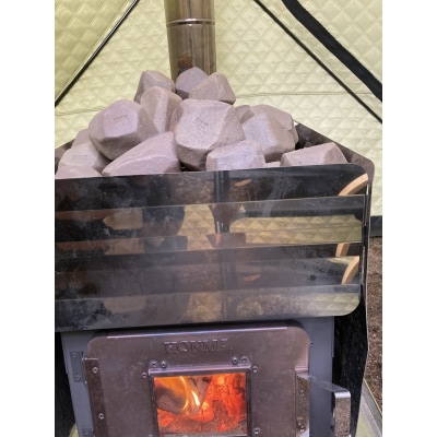 【安田瓦】 瓦屋さんのサウナストーン 30kg 丸三安田瓦工業