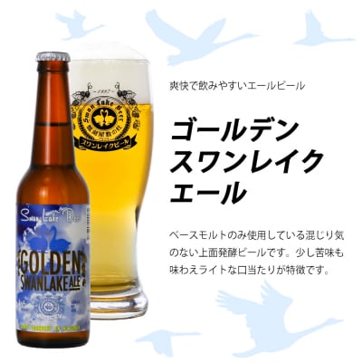 ビール スワンレイクビール 金賞受賞入り ゴールデンスワンレイクエール2本セット 阿賀野市 新潟県