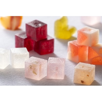 御菓子処 渡計 琥珀糖 「彩花～さやか～」 3本セット