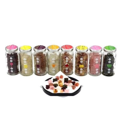 御菓子処 渡計 琥珀糖 「彩花～さやか～」 3本セット