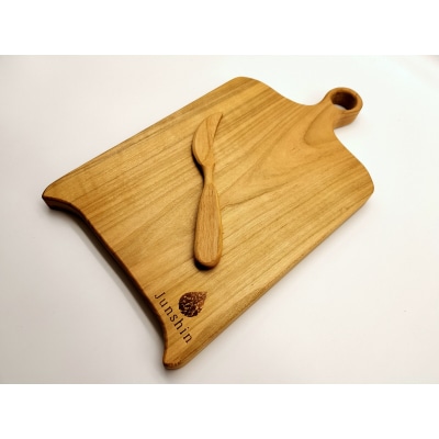 Junshin森から作るカッティングボード&バターナイフセット